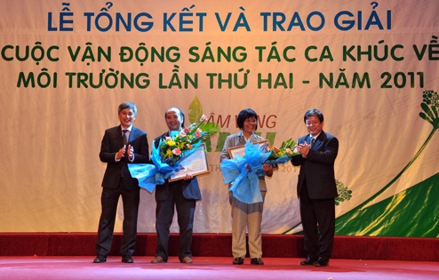 Trao giải cuộc thi sáng tác ca khúc về môi trường lần thứ hai
